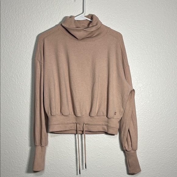 Sweaty Betty Tan Cowl Neck Sweater XS - Picture 1 of 6